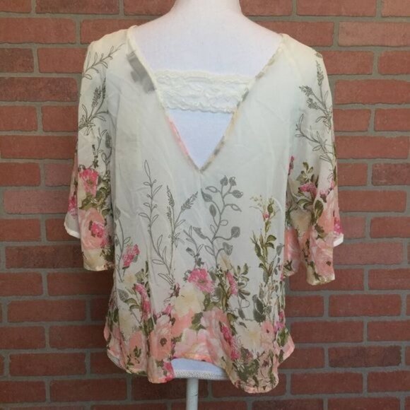 Almost Famous Flowy Floral Too Fairycore Size Medium M - Picture 5 of 9